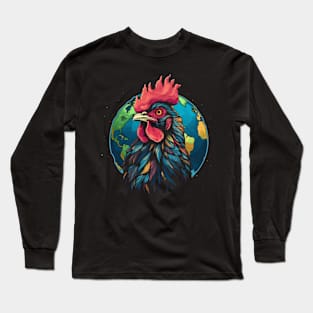 Chicken Earth Day Long Sleeve T-Shirt